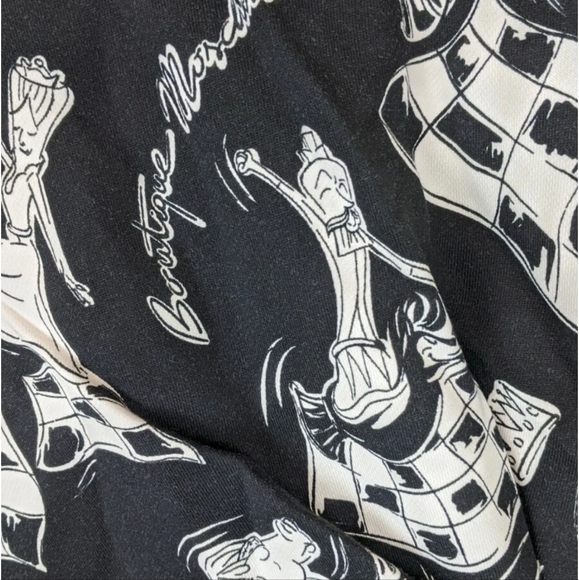 Boutique Moschino Casual Dress, Black Print, Women's 40 (US 6) - Picture 3 of 4